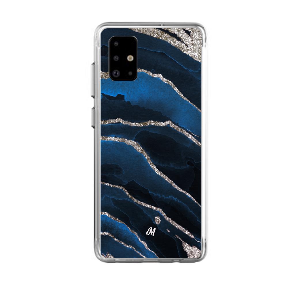 Cases para Samsung A71 Marble Blue - Mandala Cases