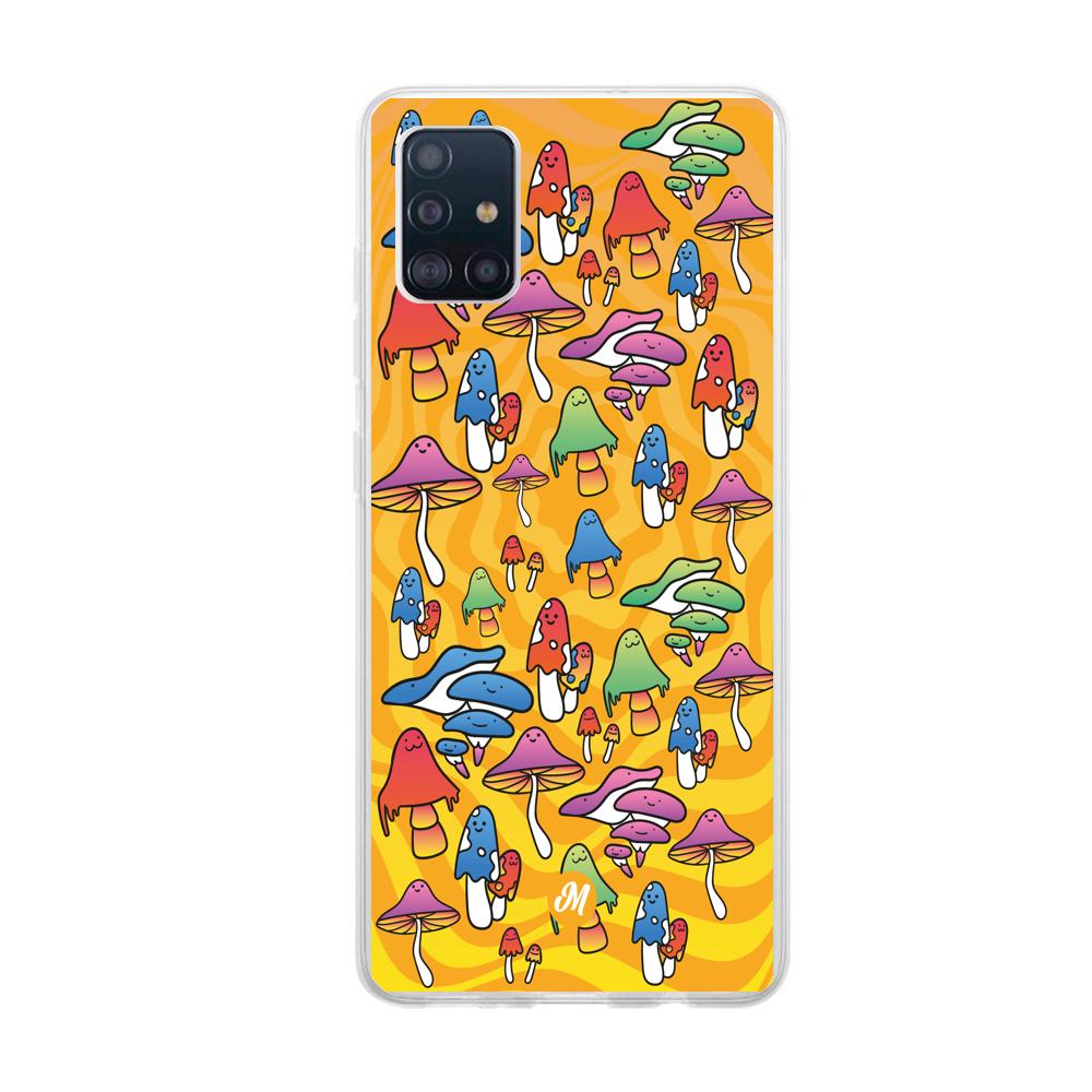 Cases para Samsung A71 Color mushroom - Mandala Cases
