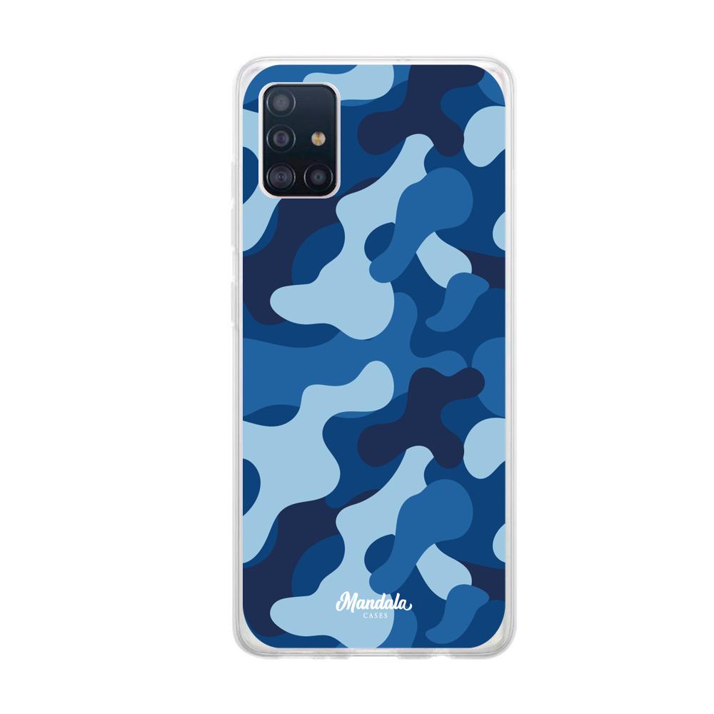 Estuches para Samsung A71 - Blue Militare Case  - Mandala Cases