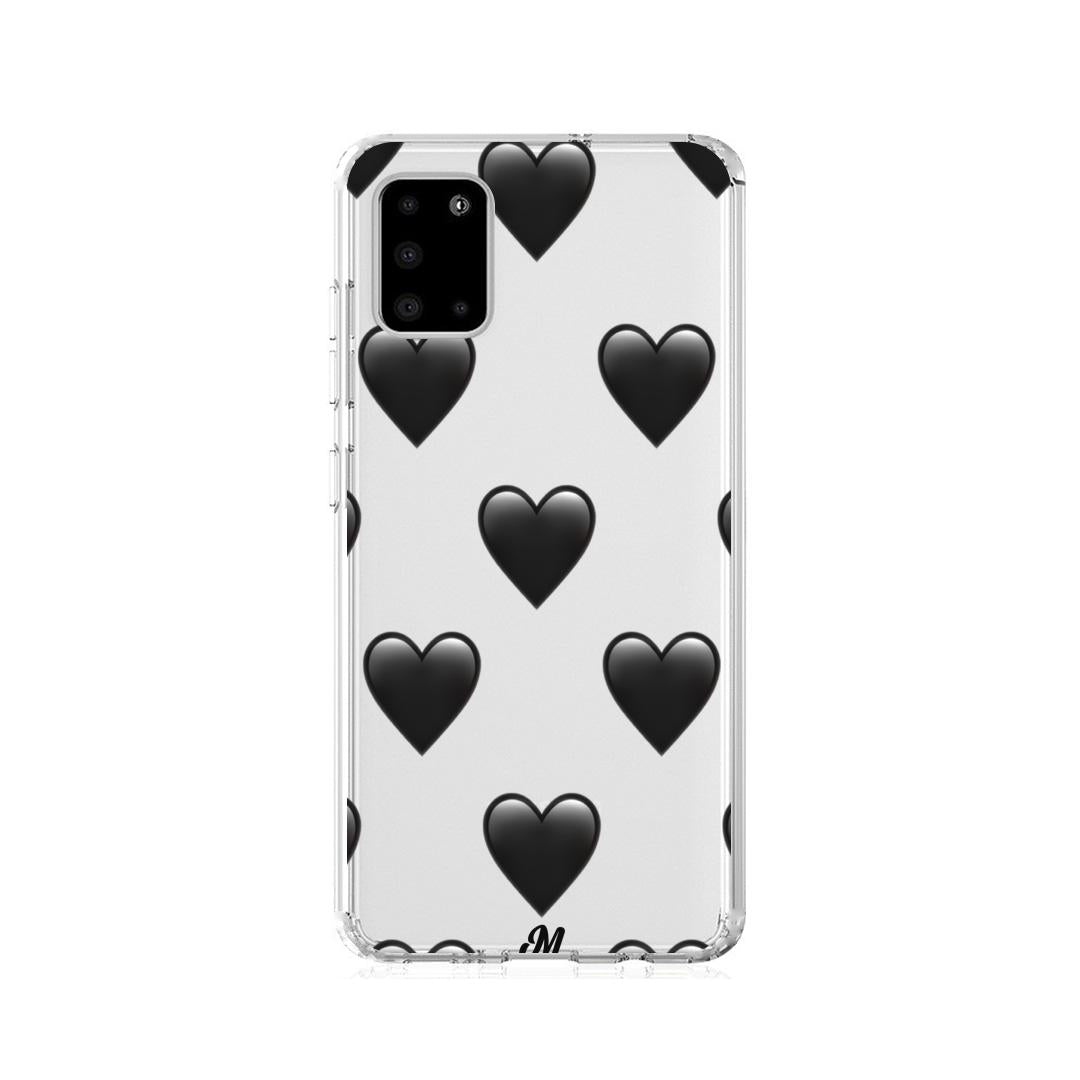 Case para Samsung A31 de Corazón Negro - Mandala Cases