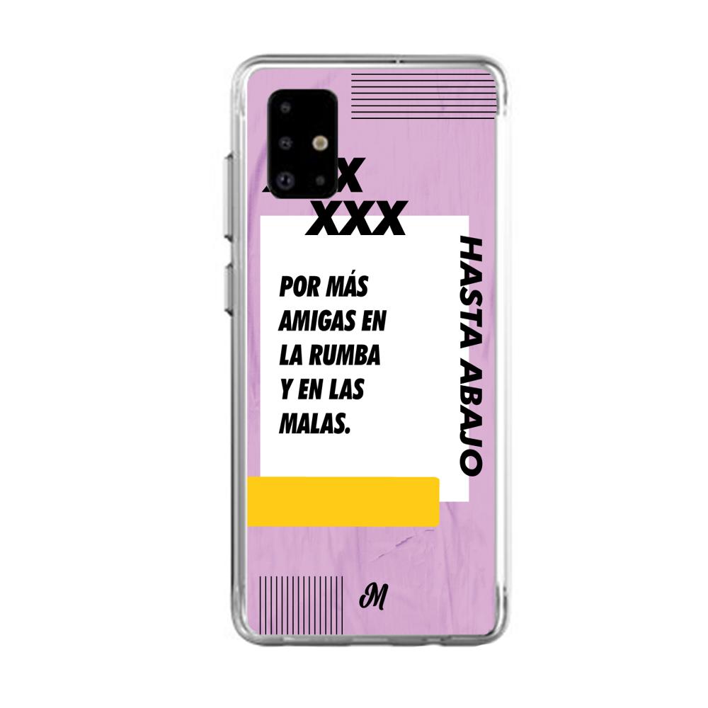 Case para Samsung A31 A mi me curó el perreo morado - Mandala Cases