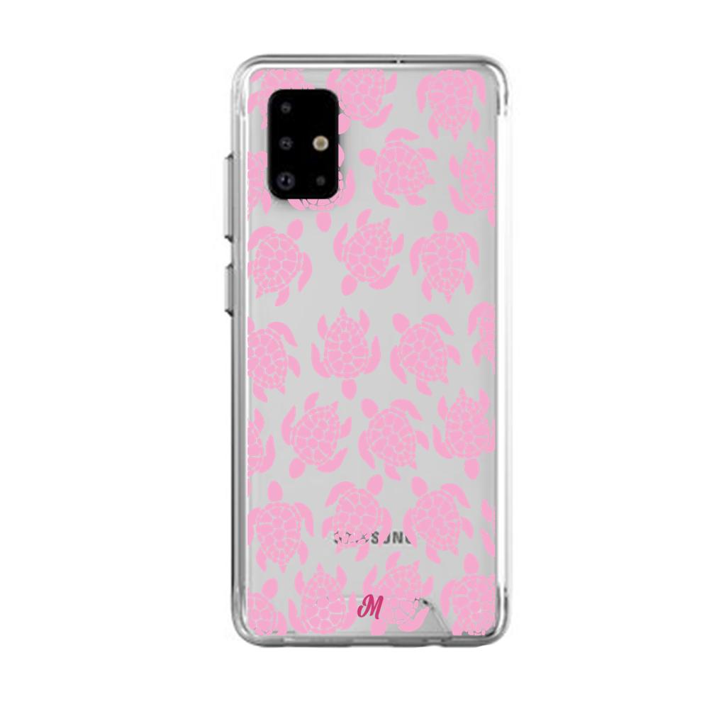 Case para Samsung A31 Tortugas rosa - Mandala Cases