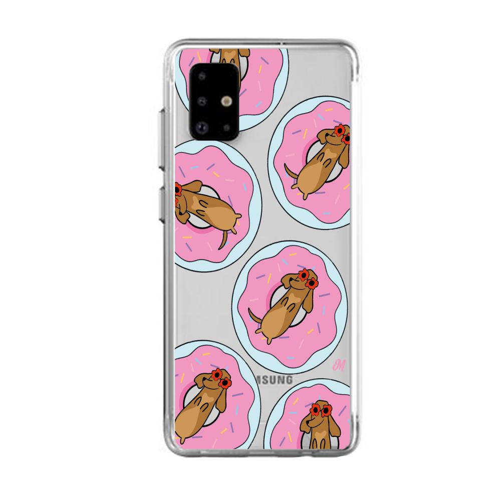 Case para Samsung A31 Perritos y Donas - Mandala Cases