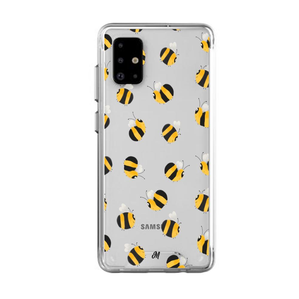 Case para Samsung A31 Abejitas Voladoras - Mandala Cases