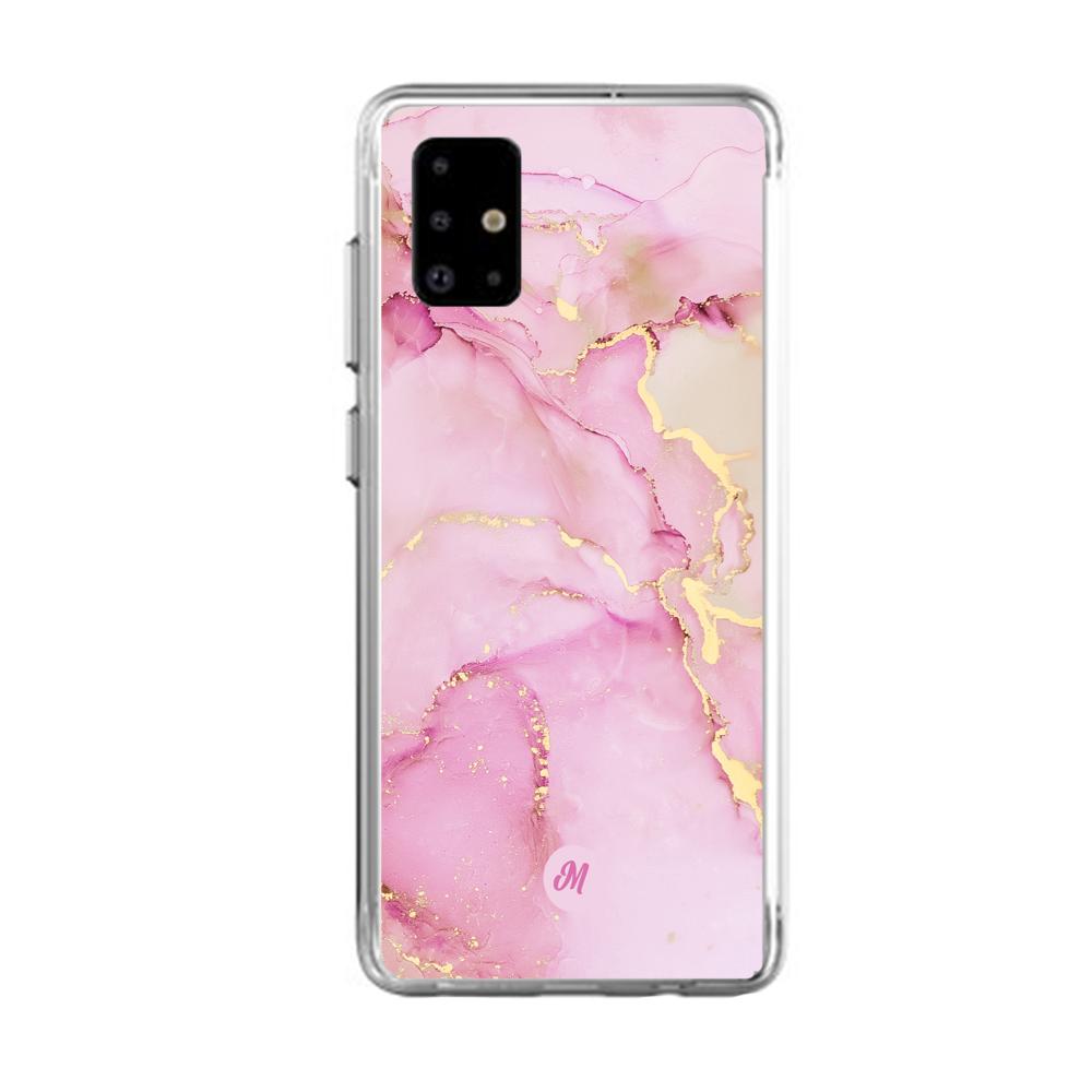 Cases para Samsung A31 Pink marble - Mandala Cases