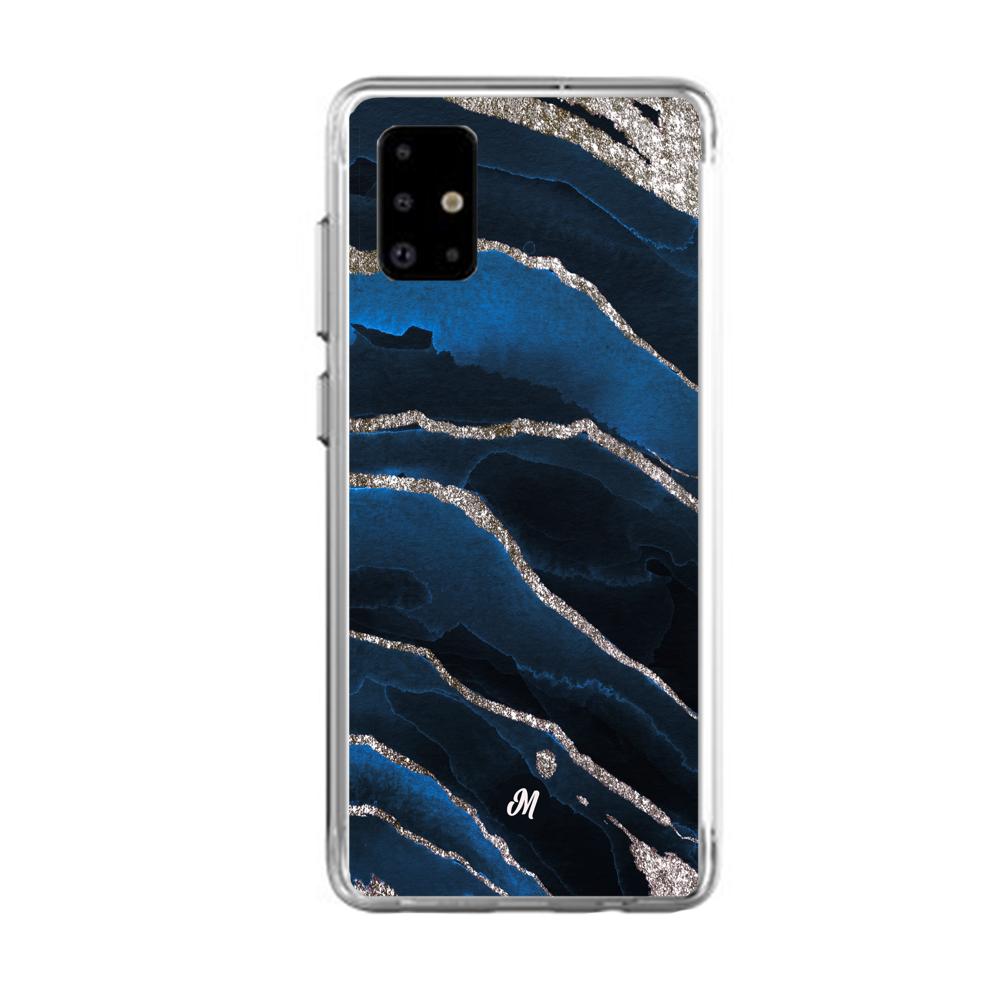 Cases para Samsung A31 Marble Blue - Mandala Cases