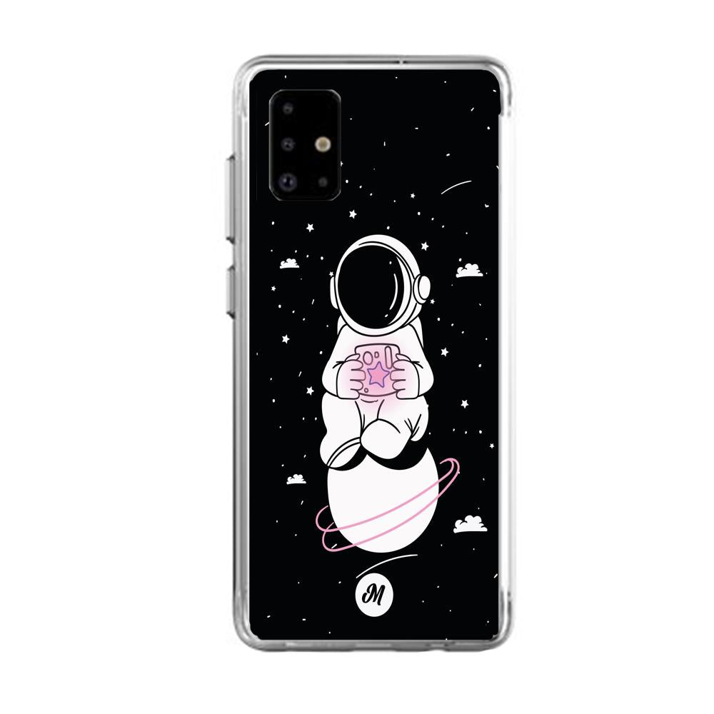 Cases para Samsung A31 Funda Astronauta Remake - Mandala Cases