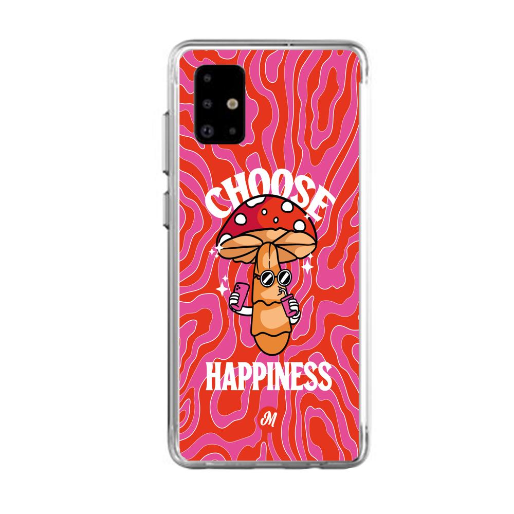 Cases para Samsung A31 Choose happiness - Mandala Cases