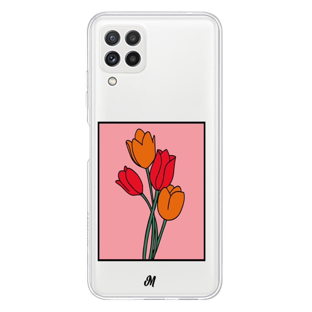 Case para Samsung A22 Tulipanes de amor - Mandala Cases