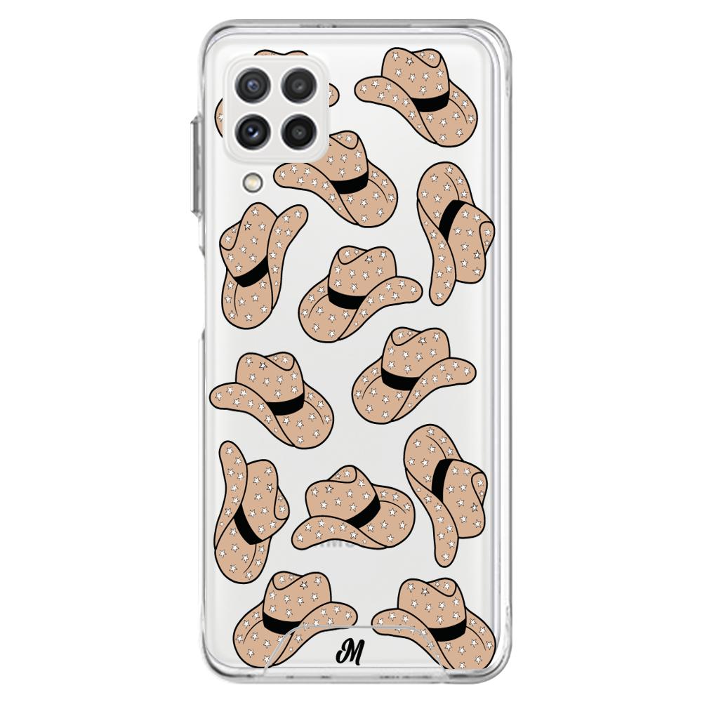 Case para Samsung A22 sombrero vaquera café - Mandala Cases