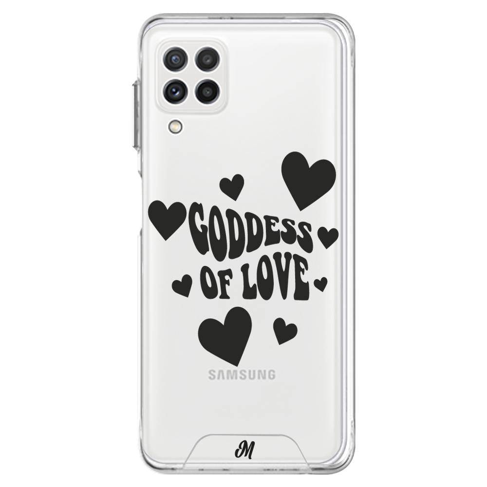 Case para Samsung A22 Goddess of love negro - Mandala Cases