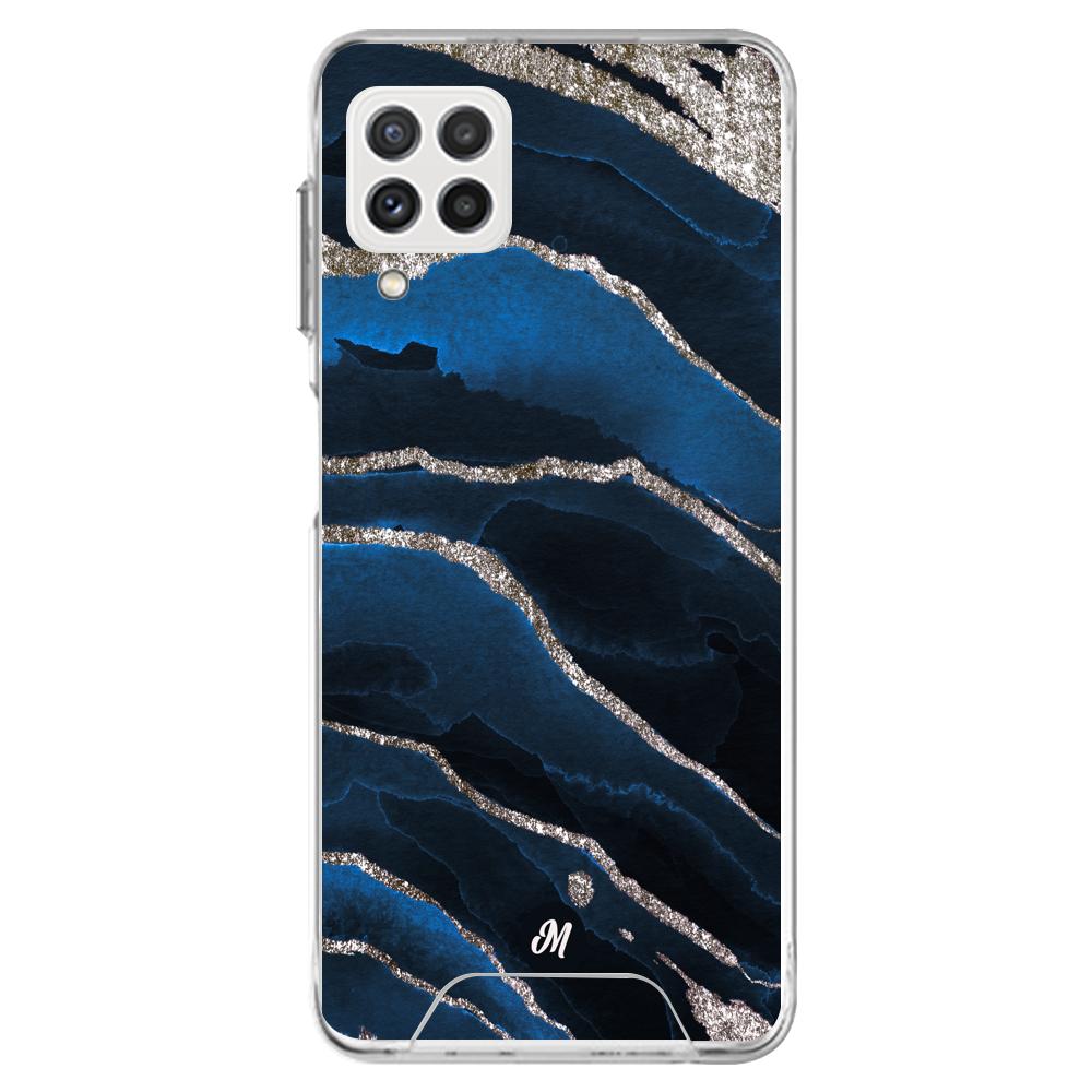 Cases para Samsung A22 Marble Blue - Mandala Cases