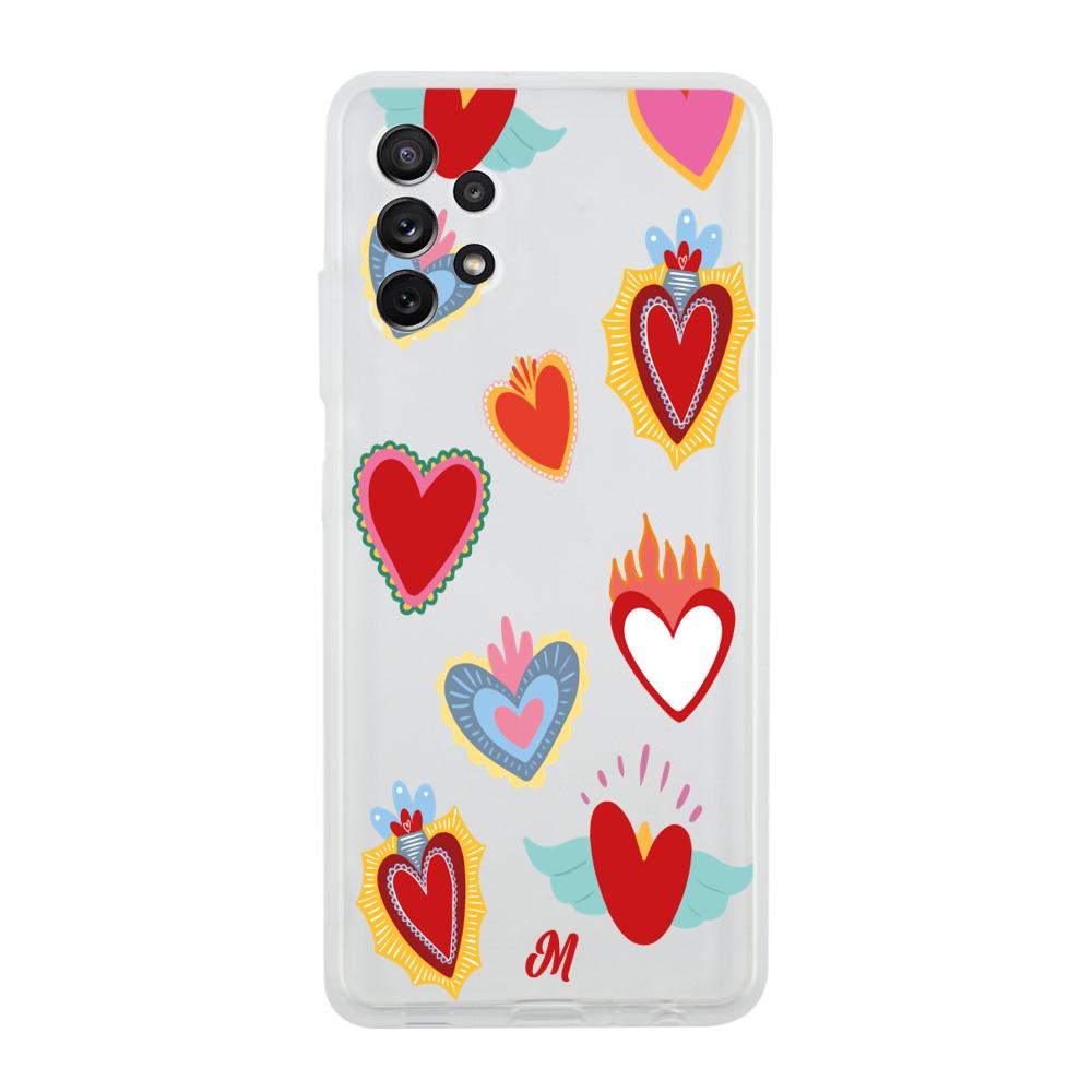 Case para Samsung A32 Corazón de Guadalupe - Mandala Cases