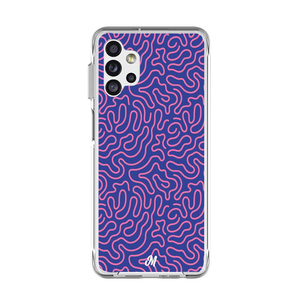 Case para Samsung A32 Pink crazy lines - Mandala Cases