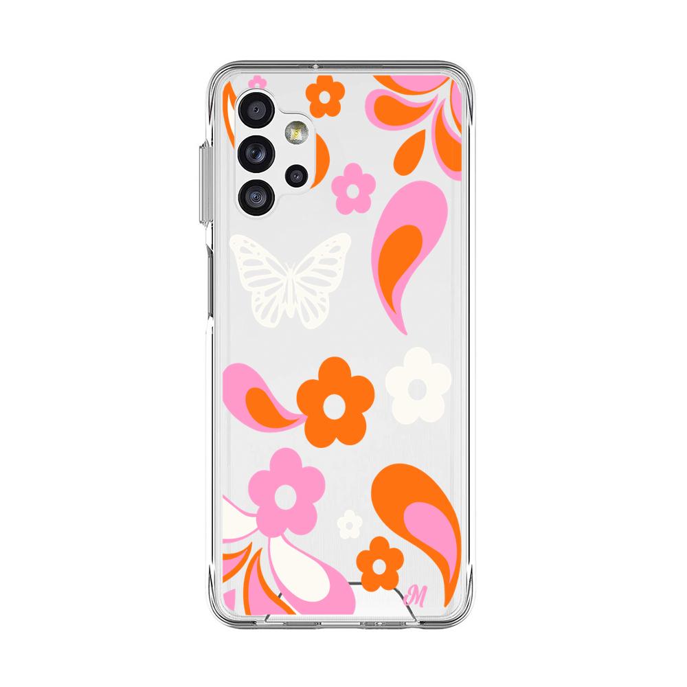 Case para Samsung A32 5G Flores rojas aesthetic - Mandala Cases