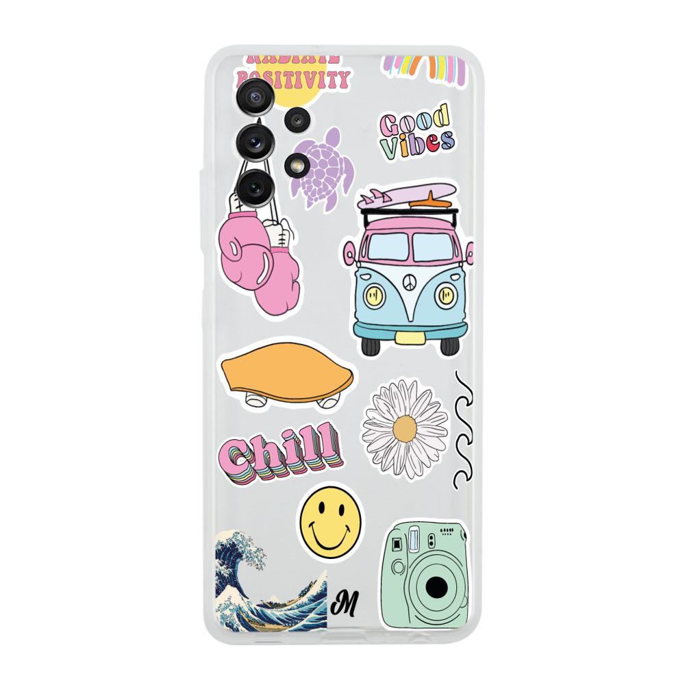 Case para Samsung A32 5G Chill summer stickers - Mandala Cases