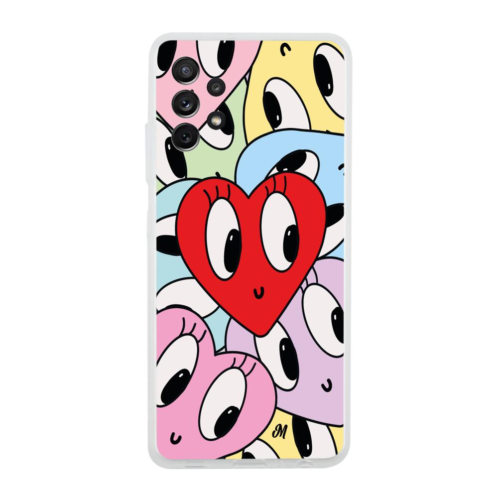 Case para Samsung A32 5G Corazones felices - Mandala Cases