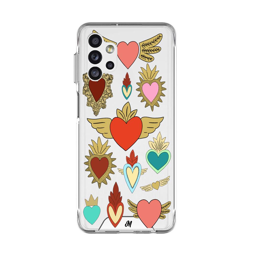 Case para Samsung A32 5G corazon angel - Mandala Cases