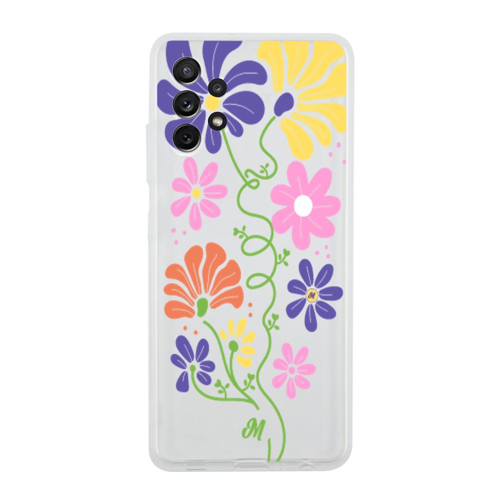 Case para Samsung A32 5G Flores abstractas - Mandala Cases