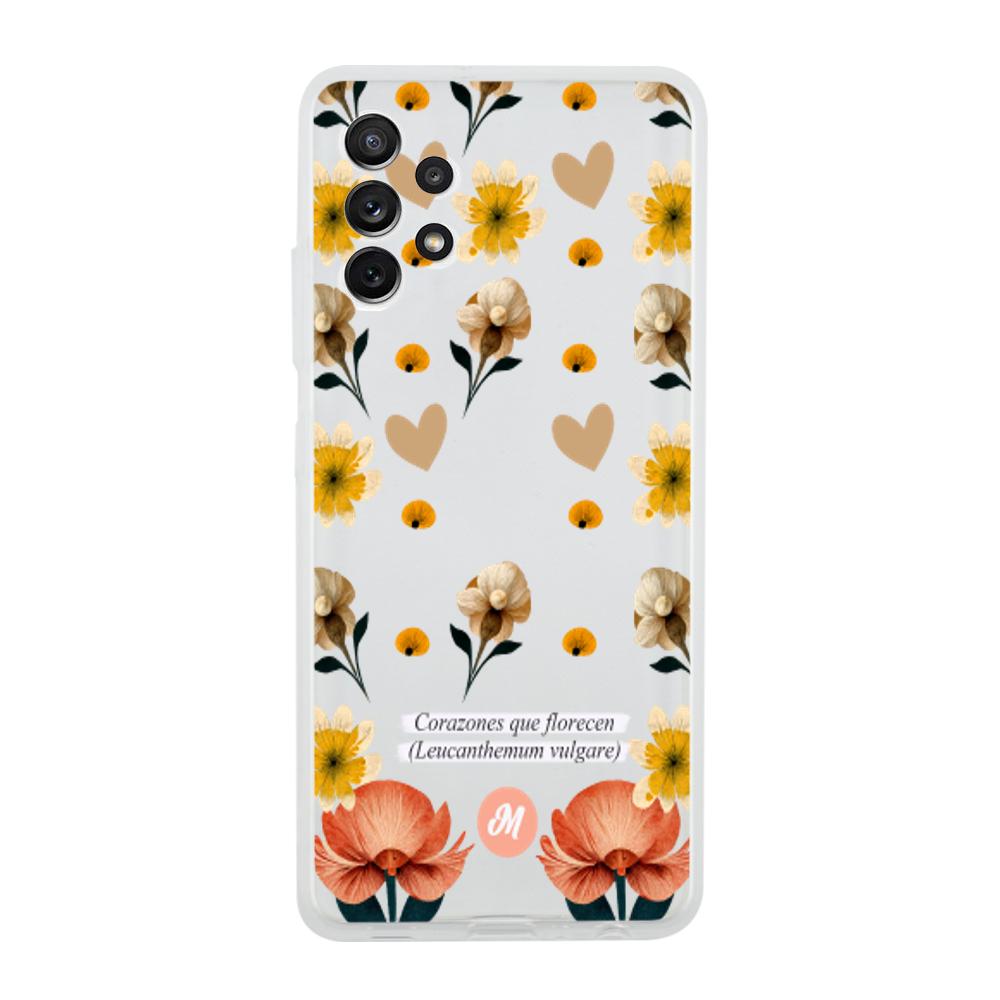 Cases para Samsung A32 5G Corazones que florecen - Mandala Cases