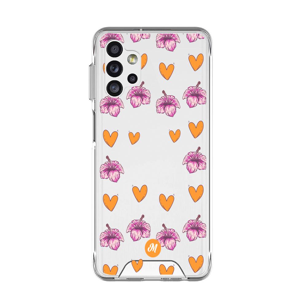 Cases para Samsung A32 5G Amor naranja - Mandala Cases