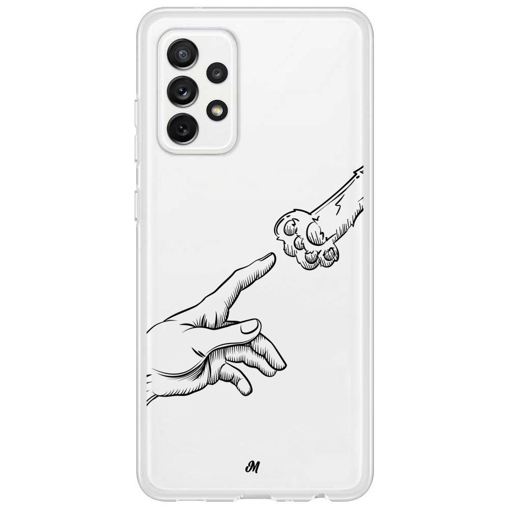 Case para Samsung A72 4G Funda La Creación Gatuna  - Mandala Cases