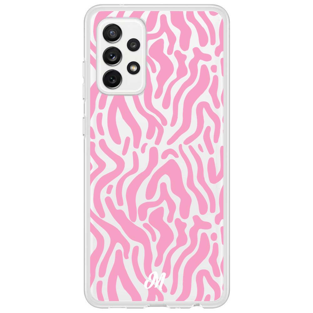 Case para Samsung A72 4G Líneas Rosadas - Mandala Cases