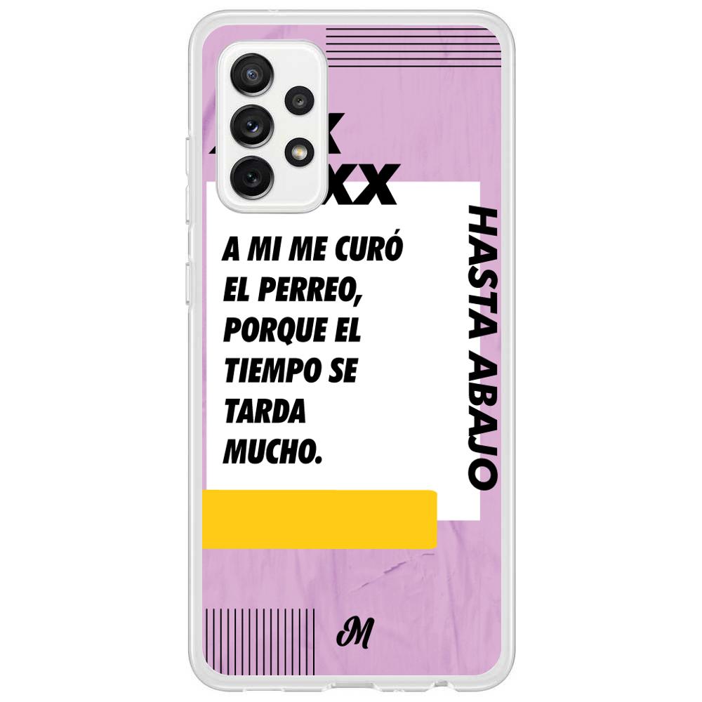 Case para Samsung A72 4G Por mas amigas en la rumba morado - Mandala Cases