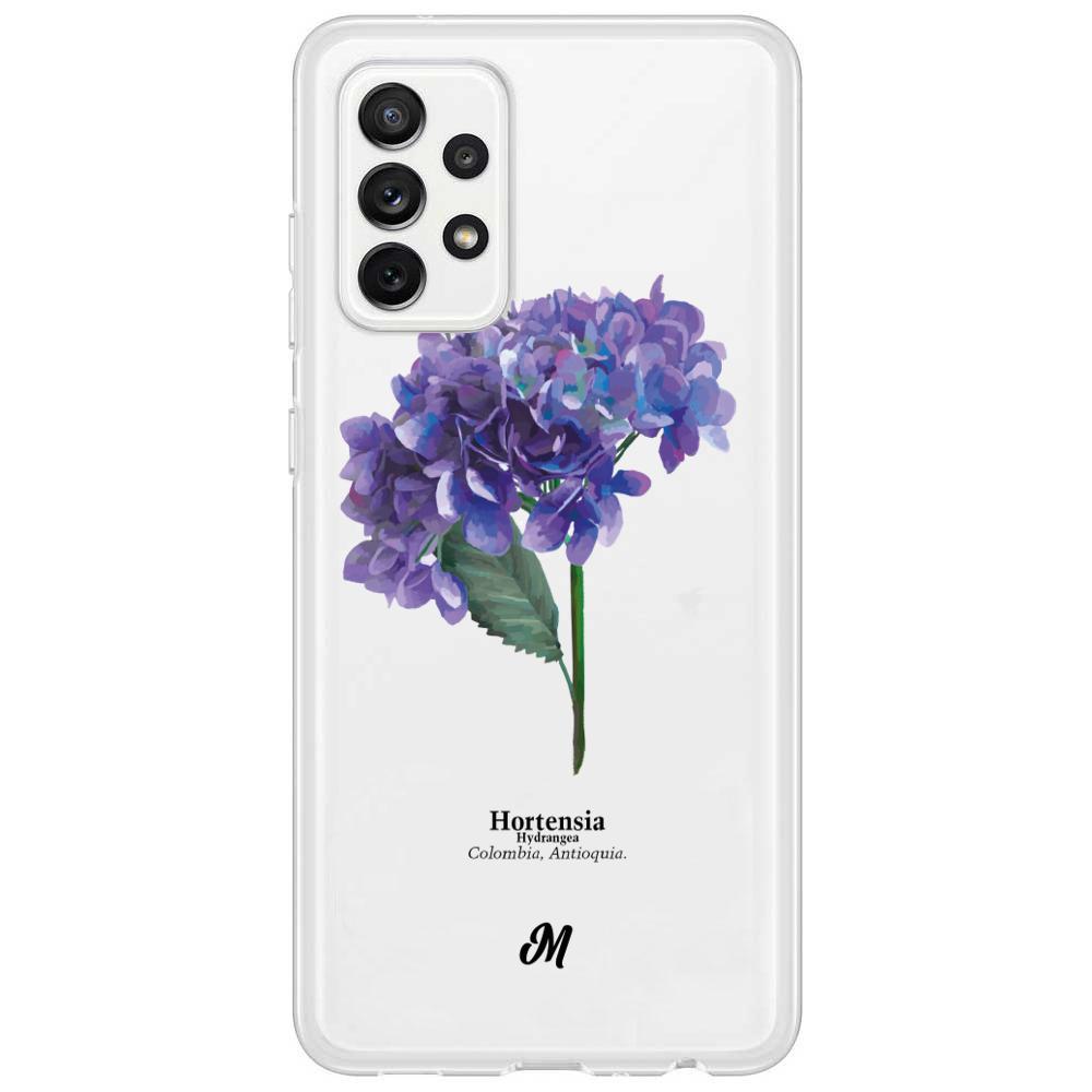 Case para Samsung A72 4G Hortensia lila - Mandala Cases
