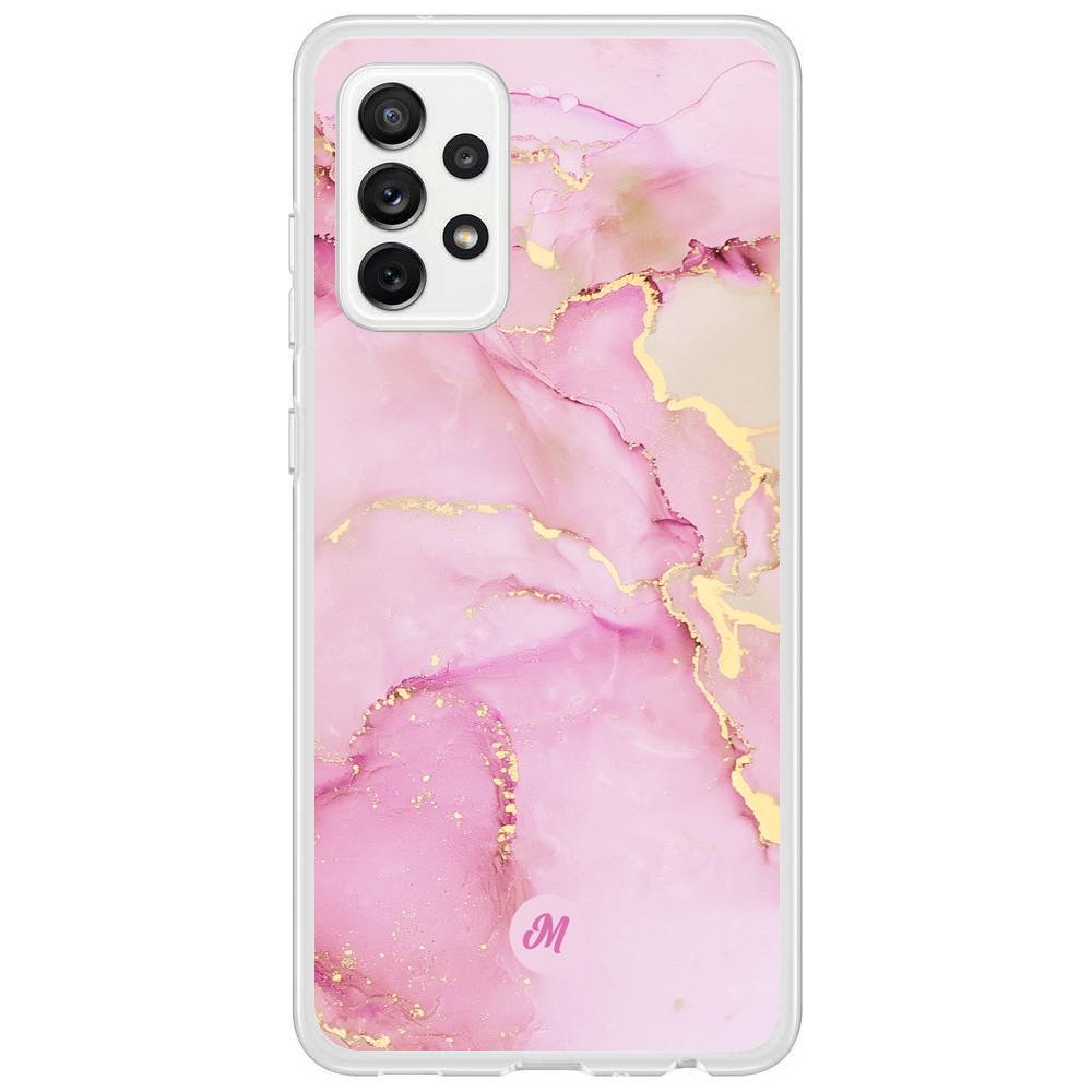 Cases para Samsung A72 4G Pink marble - Mandala Cases