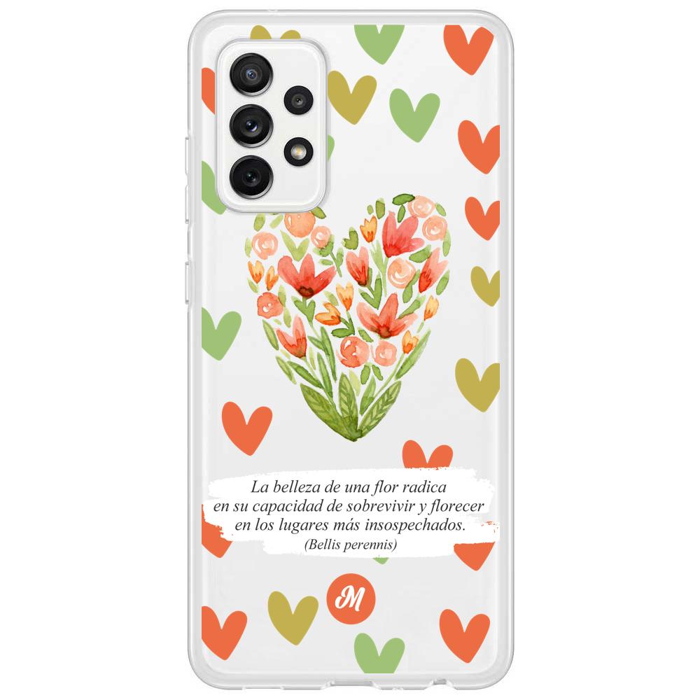 Cases para Samsung A72 4G Flores de colores - Mandala Cases