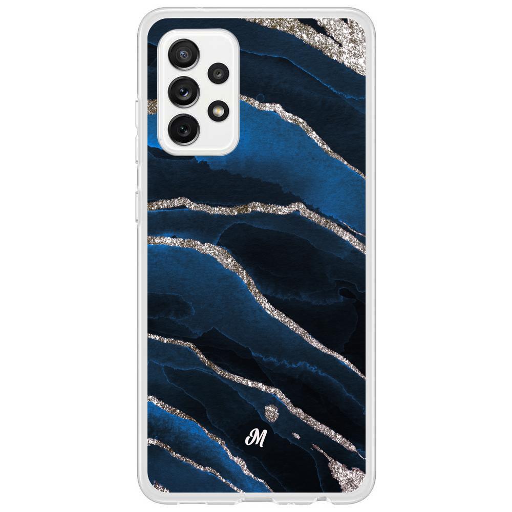 Cases para Samsung A72 4G Marble Blue - Mandala Cases