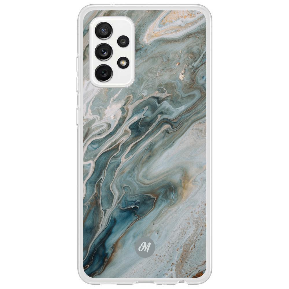 Cases para Samsung A72 4G liquid marble gray - Mandala Cases