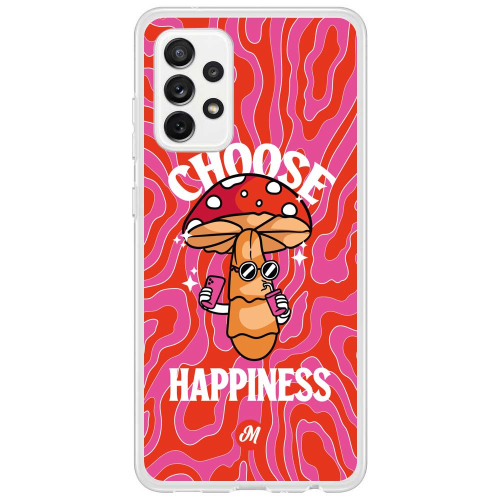 Cases para Samsung A72 4G Choose happiness - Mandala Cases