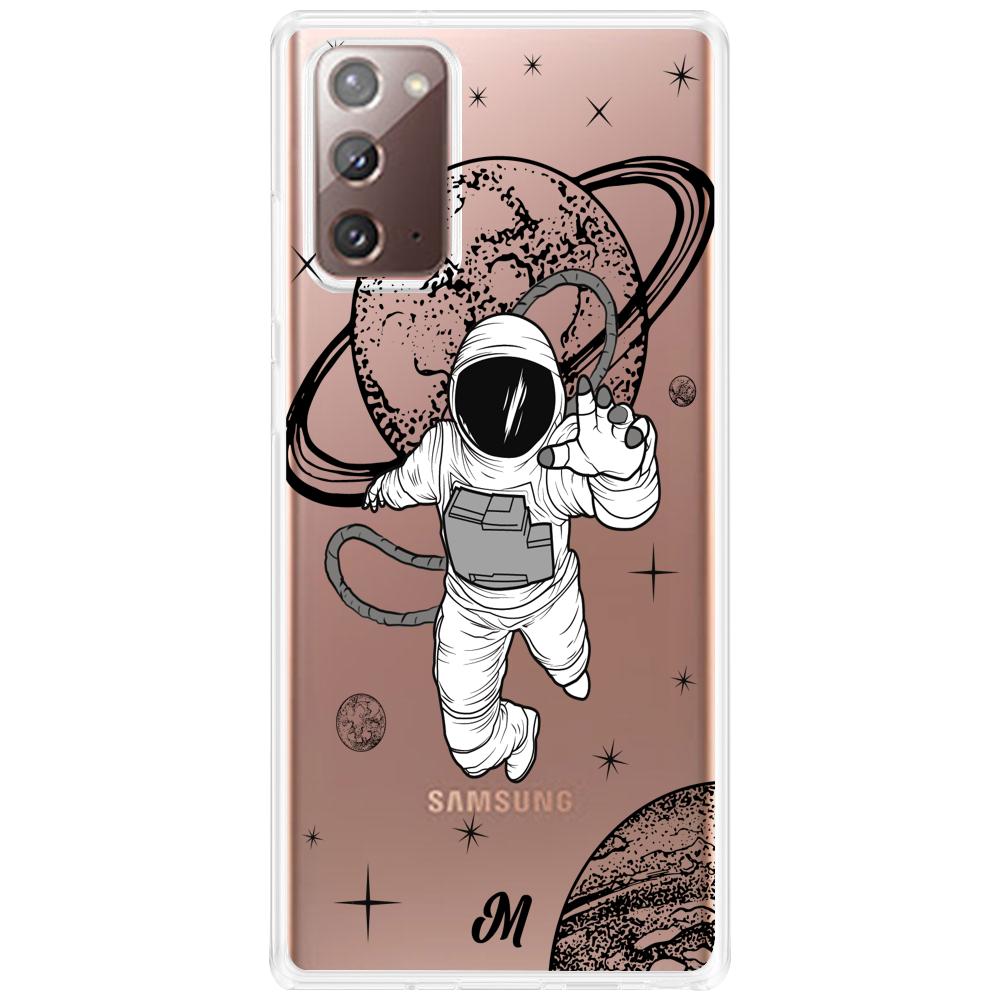 Case para Samsung Note 20 Funda Saturno Astronauta - Mandala Cases