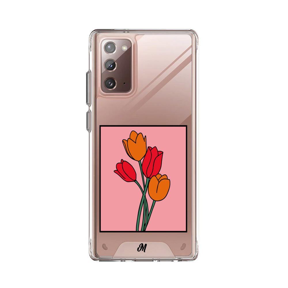 Case para Samsung Note 20 Tulipanes de amor - Mandala Cases