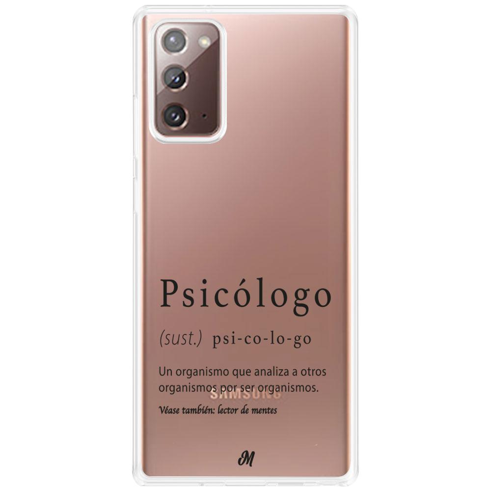 Case para Samsung Note 20 Psicologo - Mandala Cases