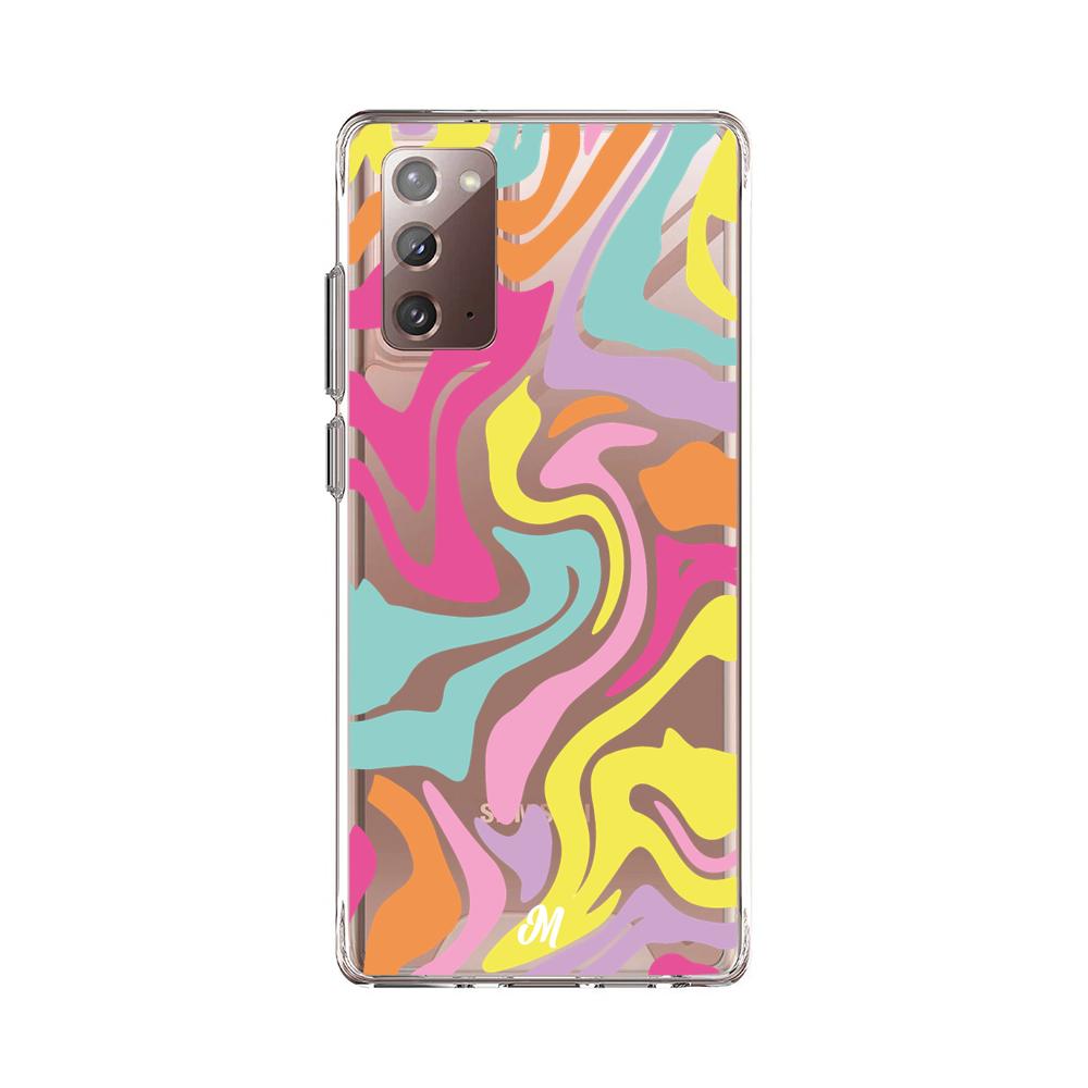Case para Samsung Note 20 Color lines - Mandala Cases