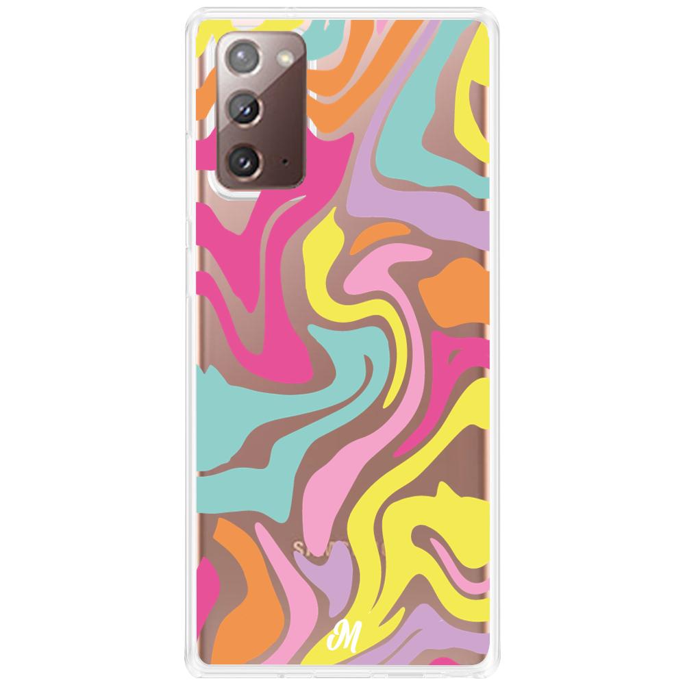 Case para Samsung Note 20 Color lines - Mandala Cases