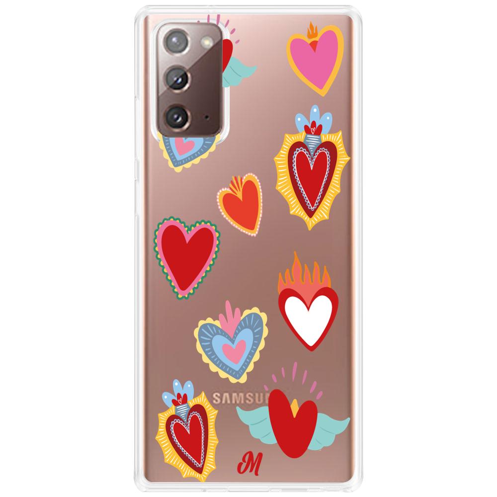 Case para Samsung Note 20 Corazón de Guadalupe - Mandala Cases