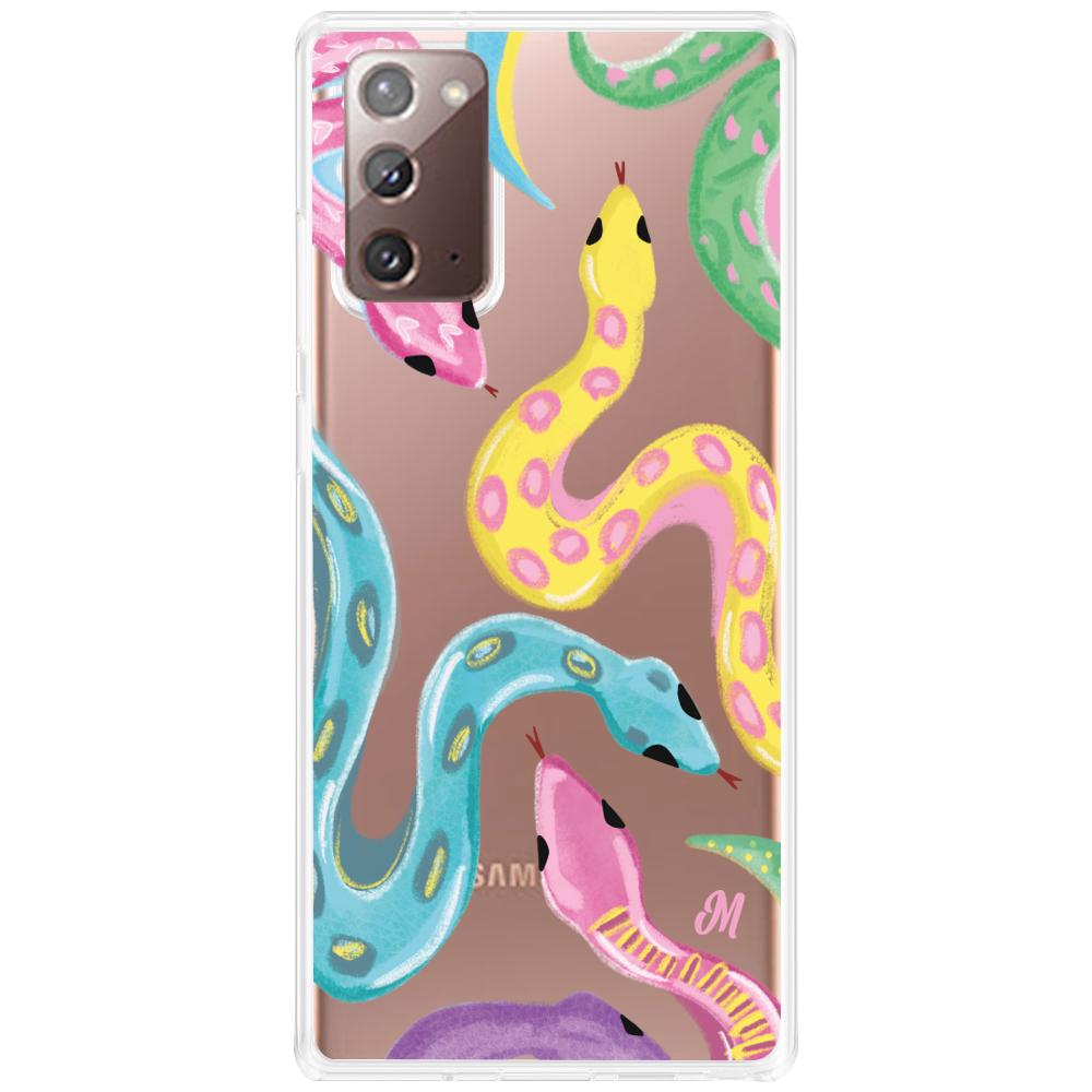 Case para Samsung Note 20 Serpientes coloridas - Mandala Cases