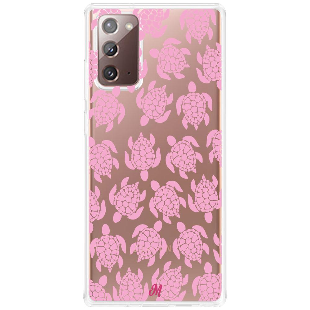 Case para Samsung Note 20 Tortugas rosa - Mandala Cases
