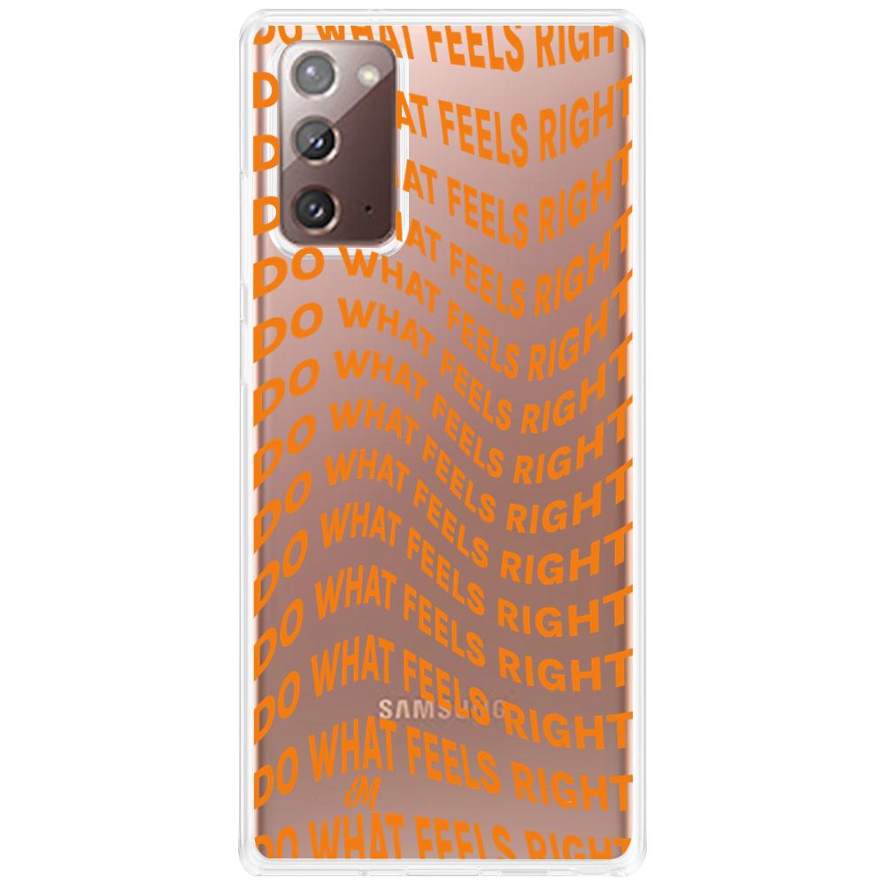 Case para Samsung Note 20 Do What Feels Right - Mandala Cases