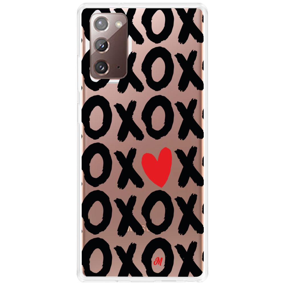 Case para Samsung Note 20 OXOX Besos y Abrazos - Mandala Cases