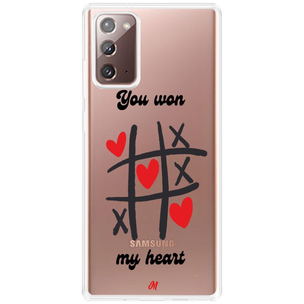 Case para Samsung Note 20 You Won My Heart - Mandala Cases