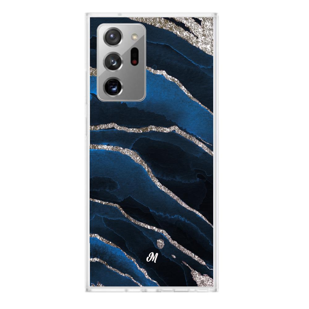 Cases para Samsung Note 20 ULTRA Marble Blue - Mandala Cases