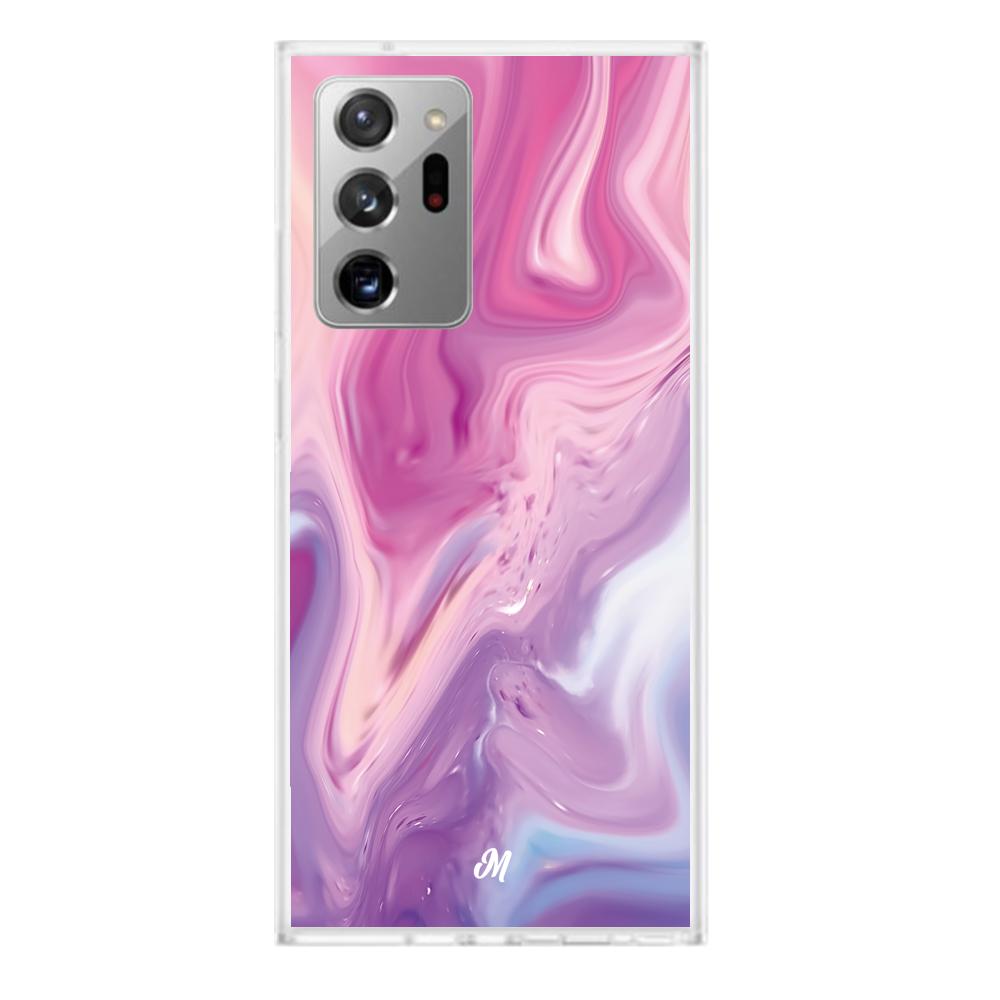 Cases para Samsung Note 20 ULTRA Marmol liquido pink - Mandala Cases