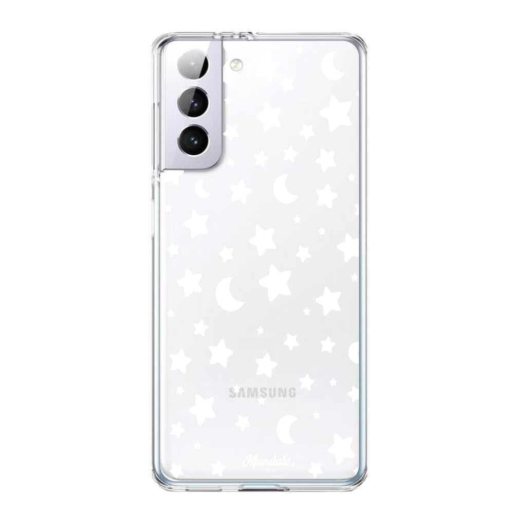 Case para Samsung S21 Plus Funda Universo Blanco - Mandala Cases