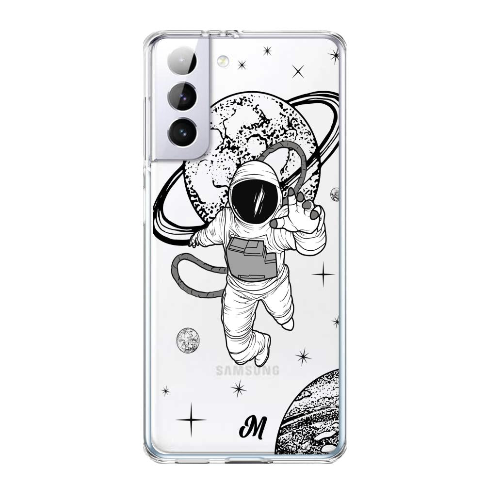 Case para Samsung S21 Plus Funda Saturno Astronauta - Mandala Cases