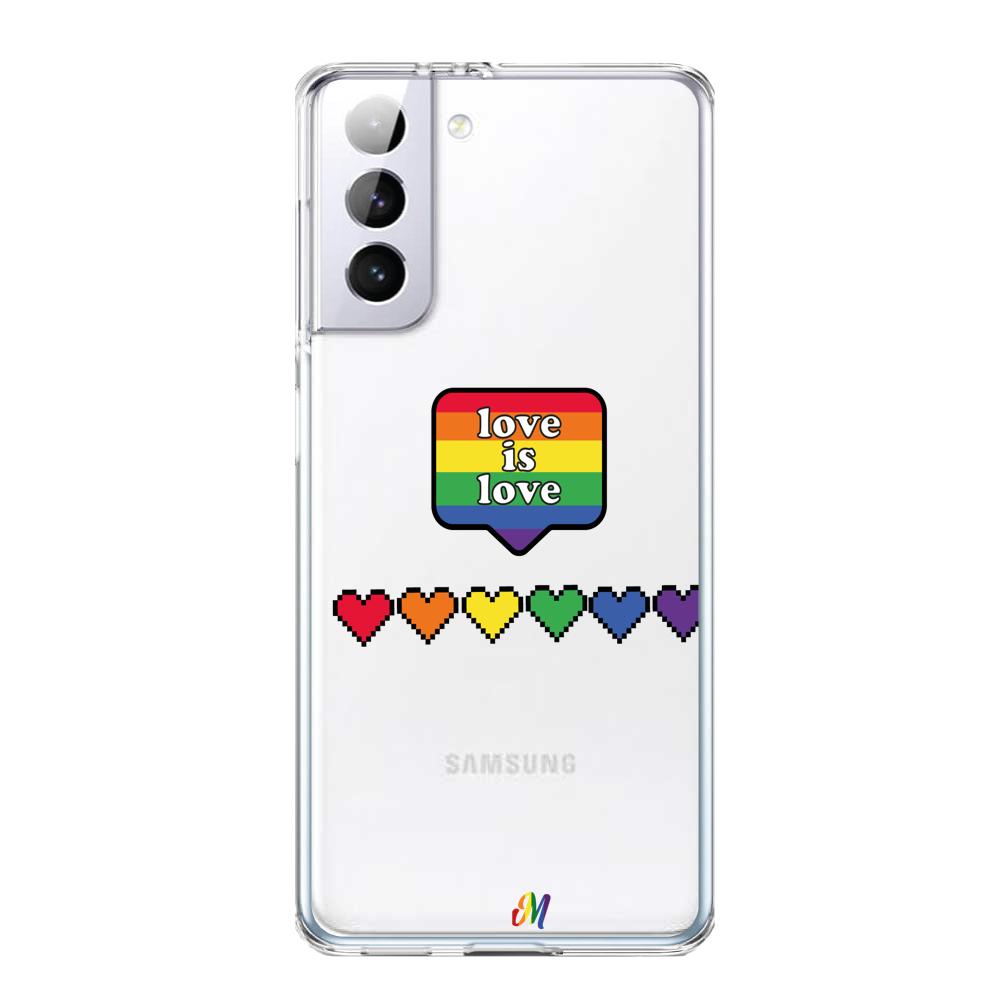 Case para Samsung S21 Plus Amor es Amor - Mandala Cases
